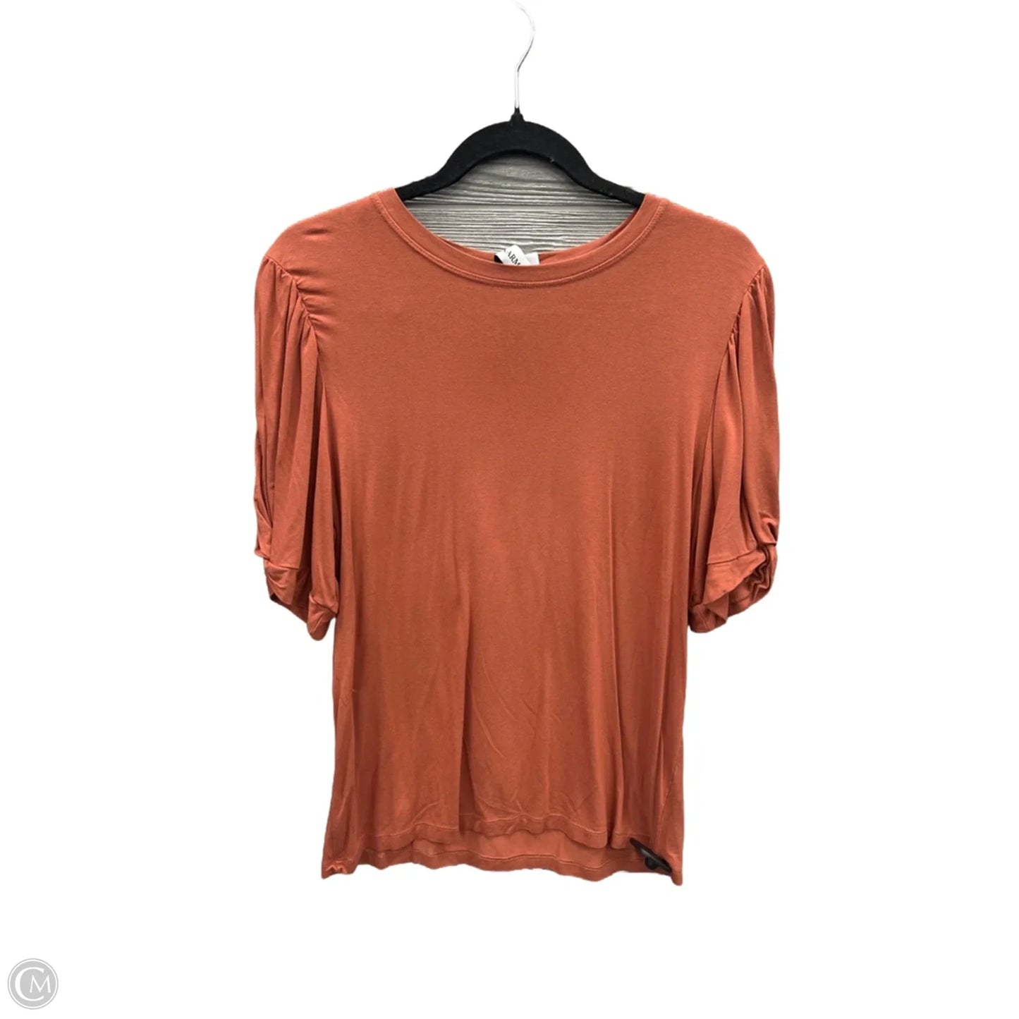 Top Short Sleeve By Grace + Karma In Orange, Size: M