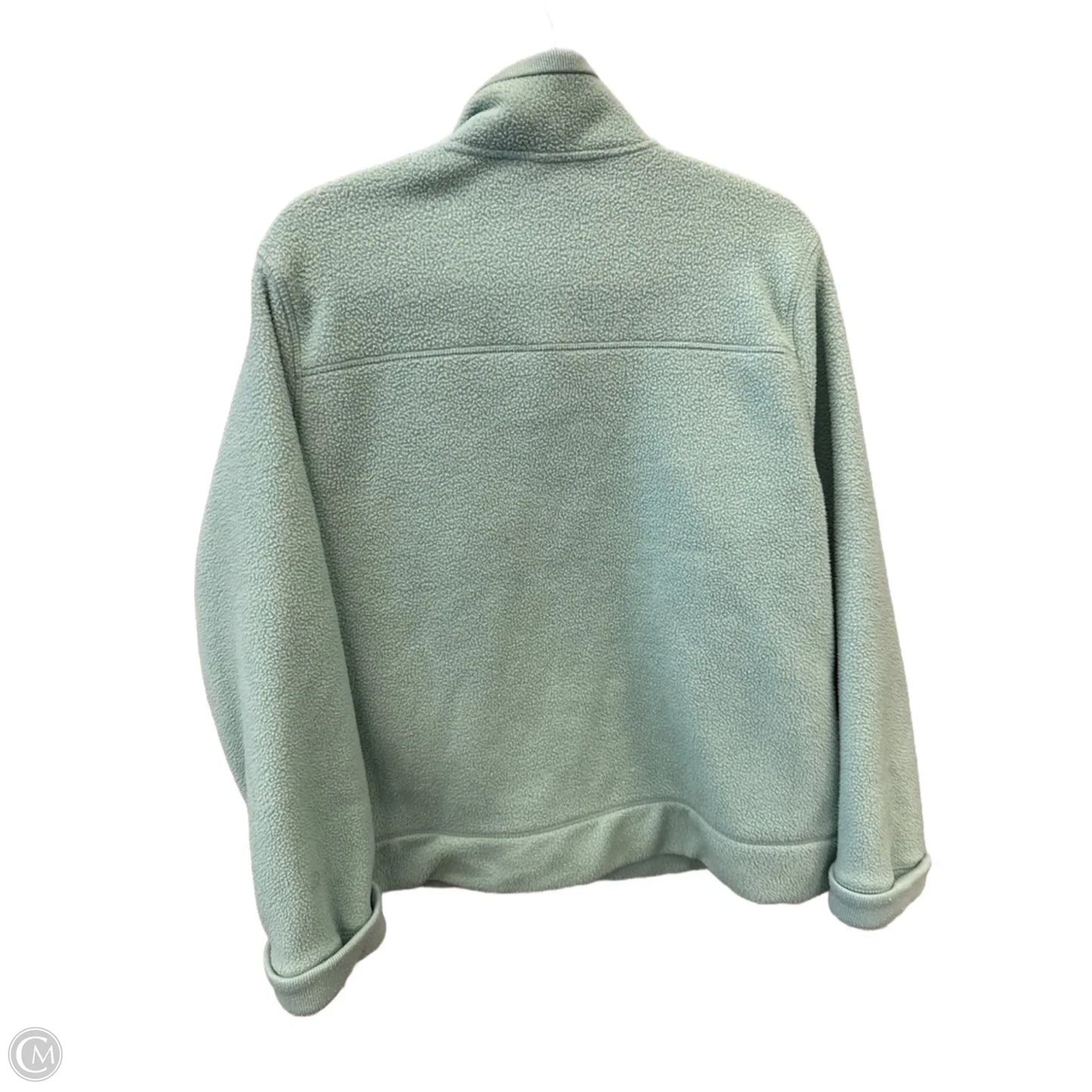 Jacket Fleece By Merona In Green, Size: Xxl