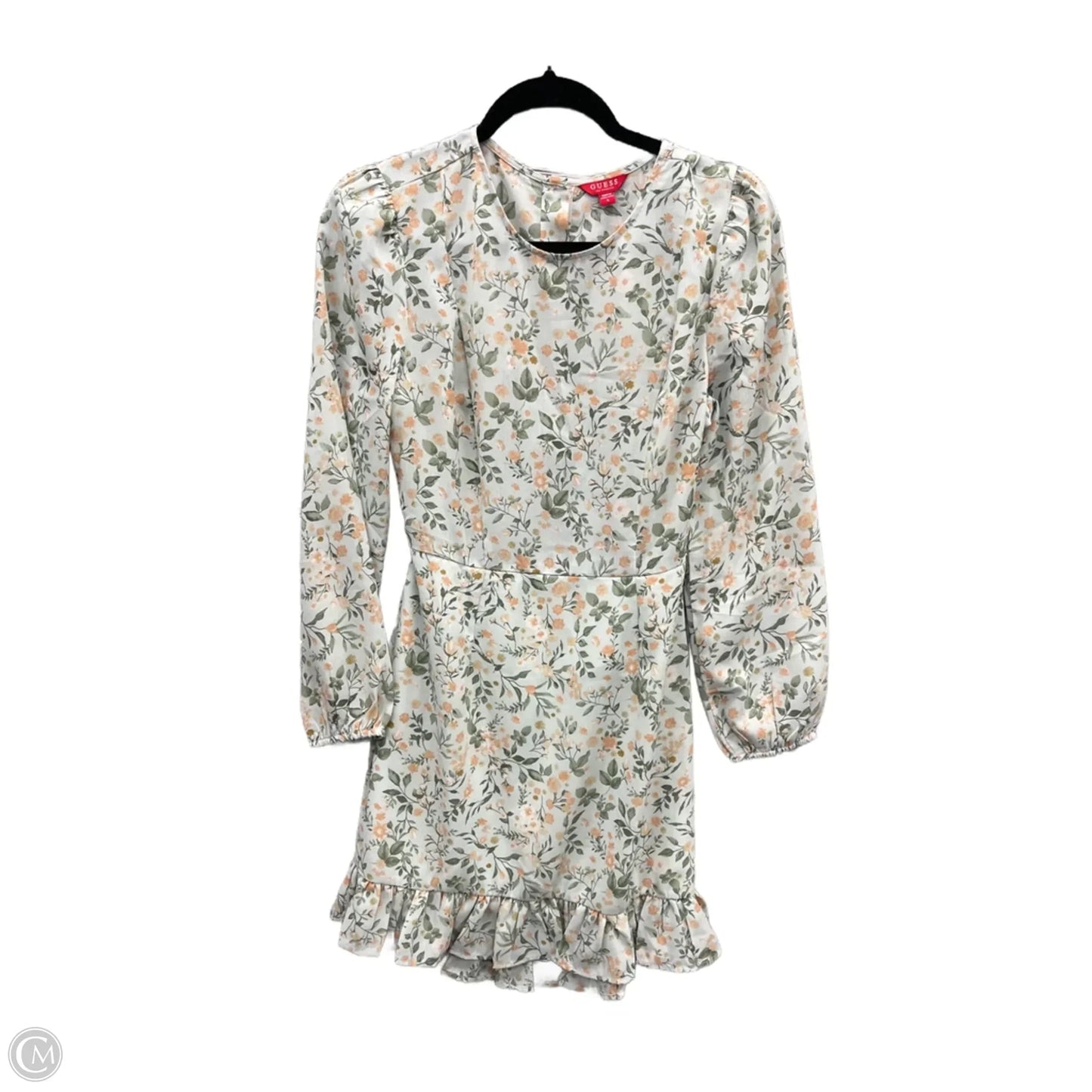 Dress Casual Midi By Guess In Floral Print, Size: S