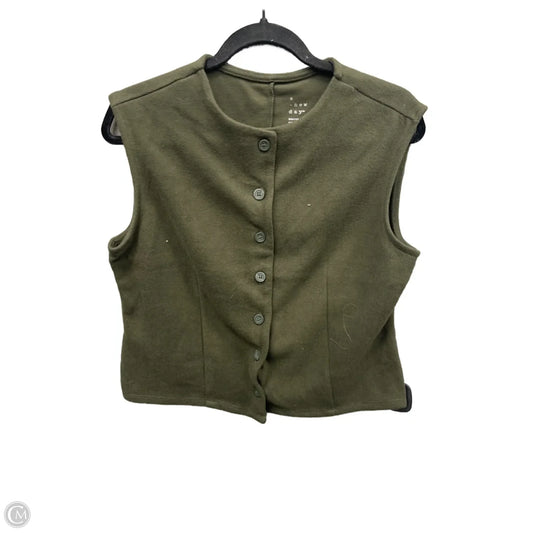 Vest Fleece By A New Day In Green, Size: M
