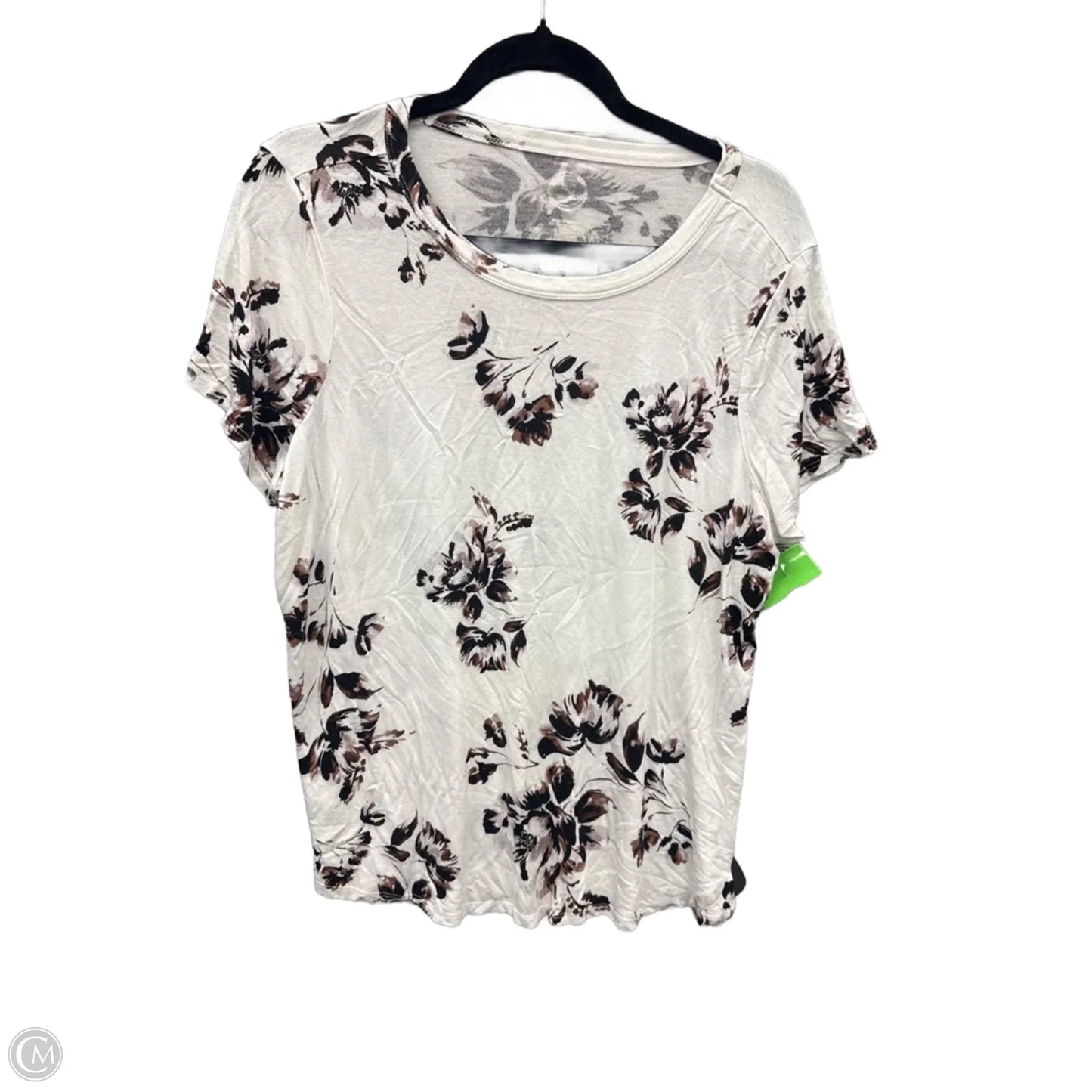 Top Short Sleeve By Maurices In White, Size: Xl