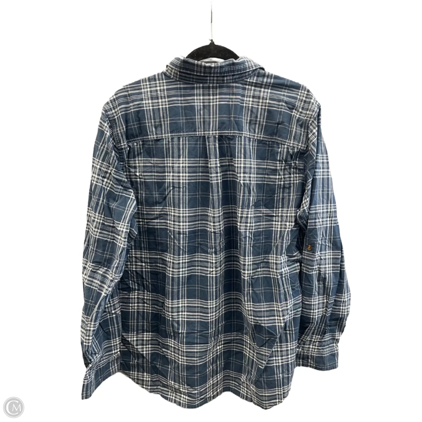 Top Long Sleeve By Carhartt In Blue, Size: Xxl