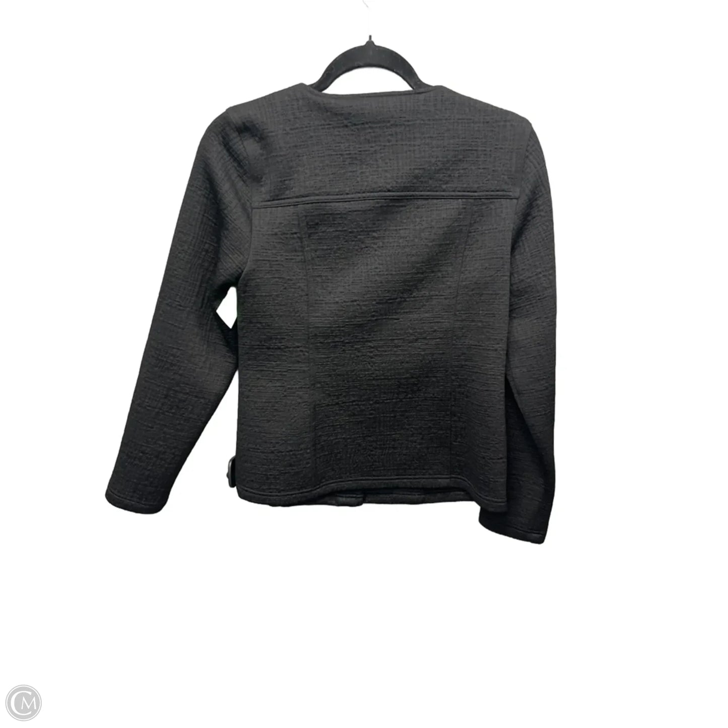 Jacket Puffer & Quilted By Chicos In Black, Size: S