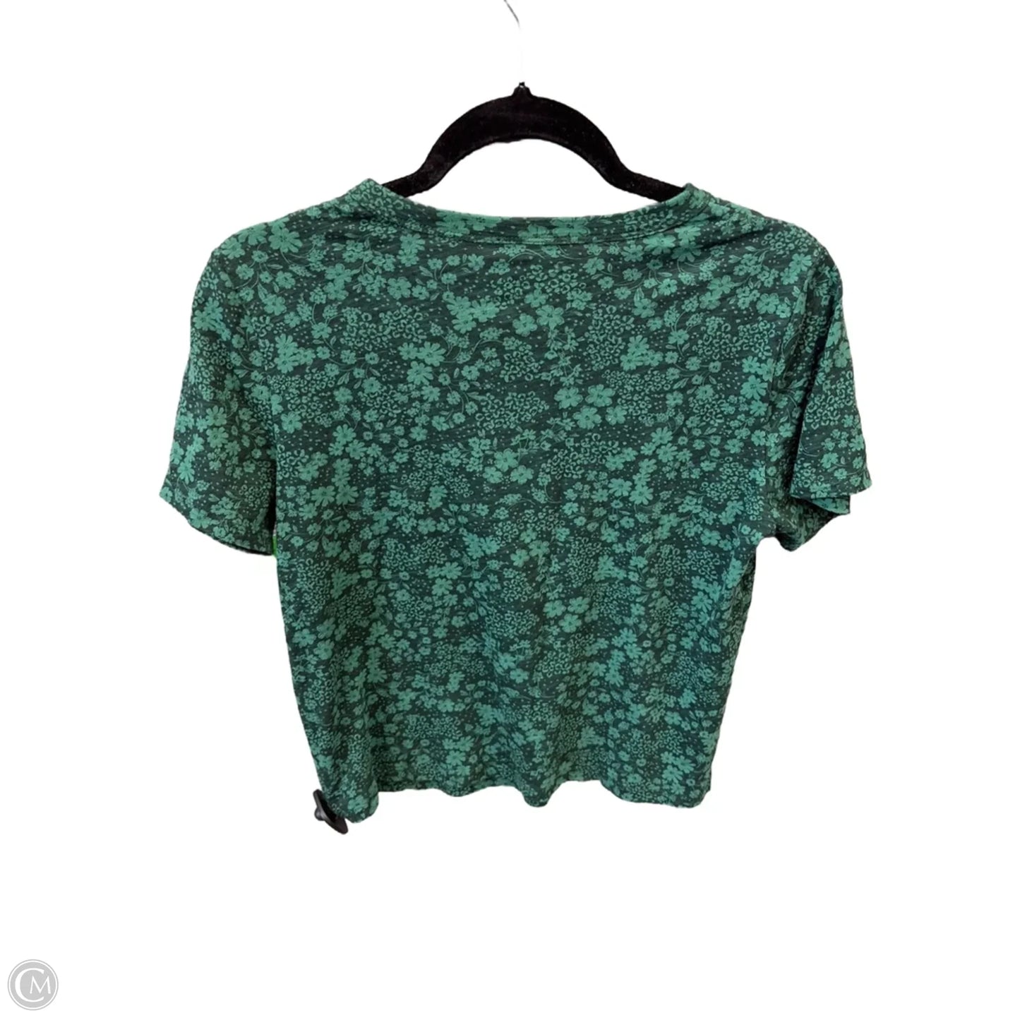 Top Short Sleeve By Old Navy In Green, Size: S