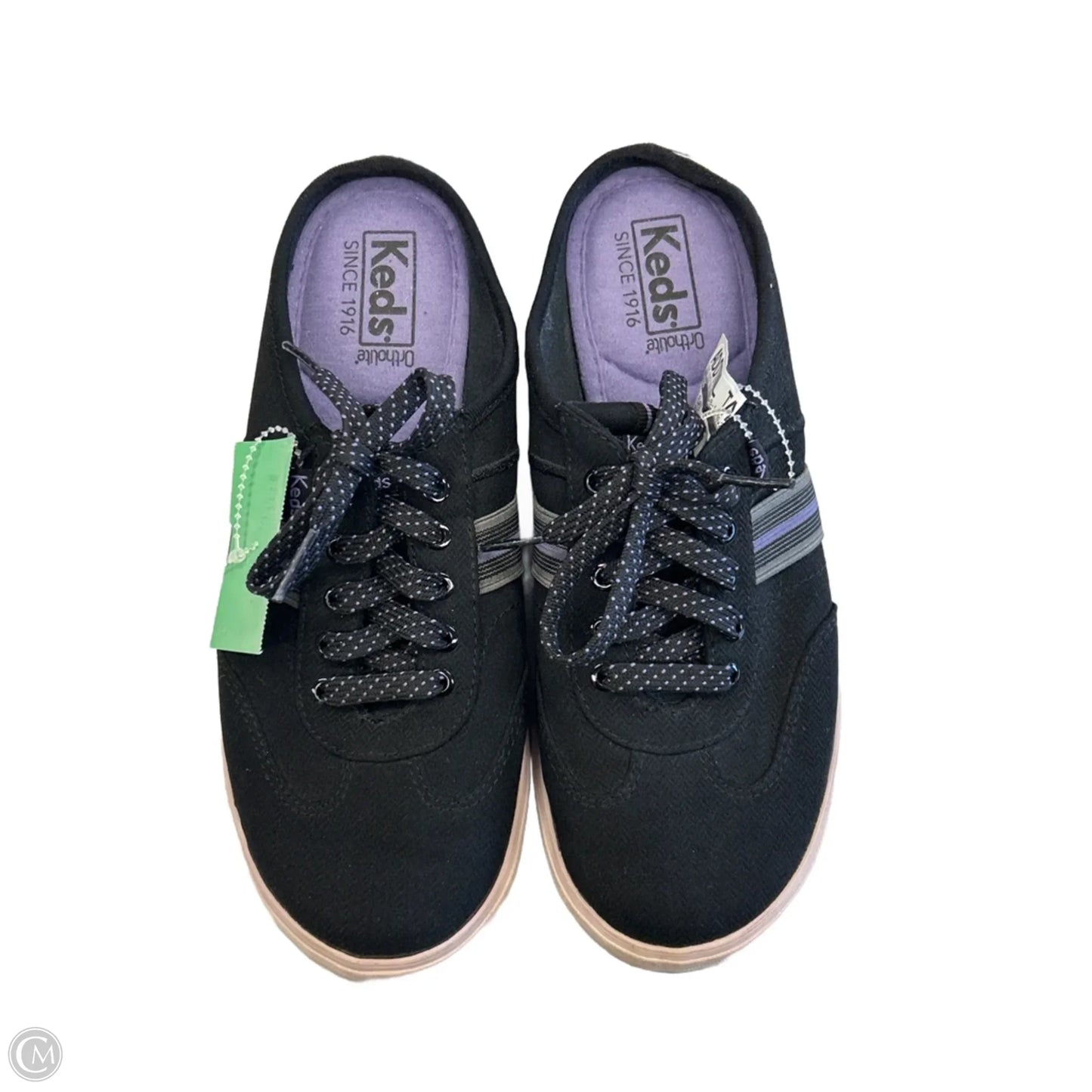 Shoes Flats By Keds In Black & Purple, Size: 7