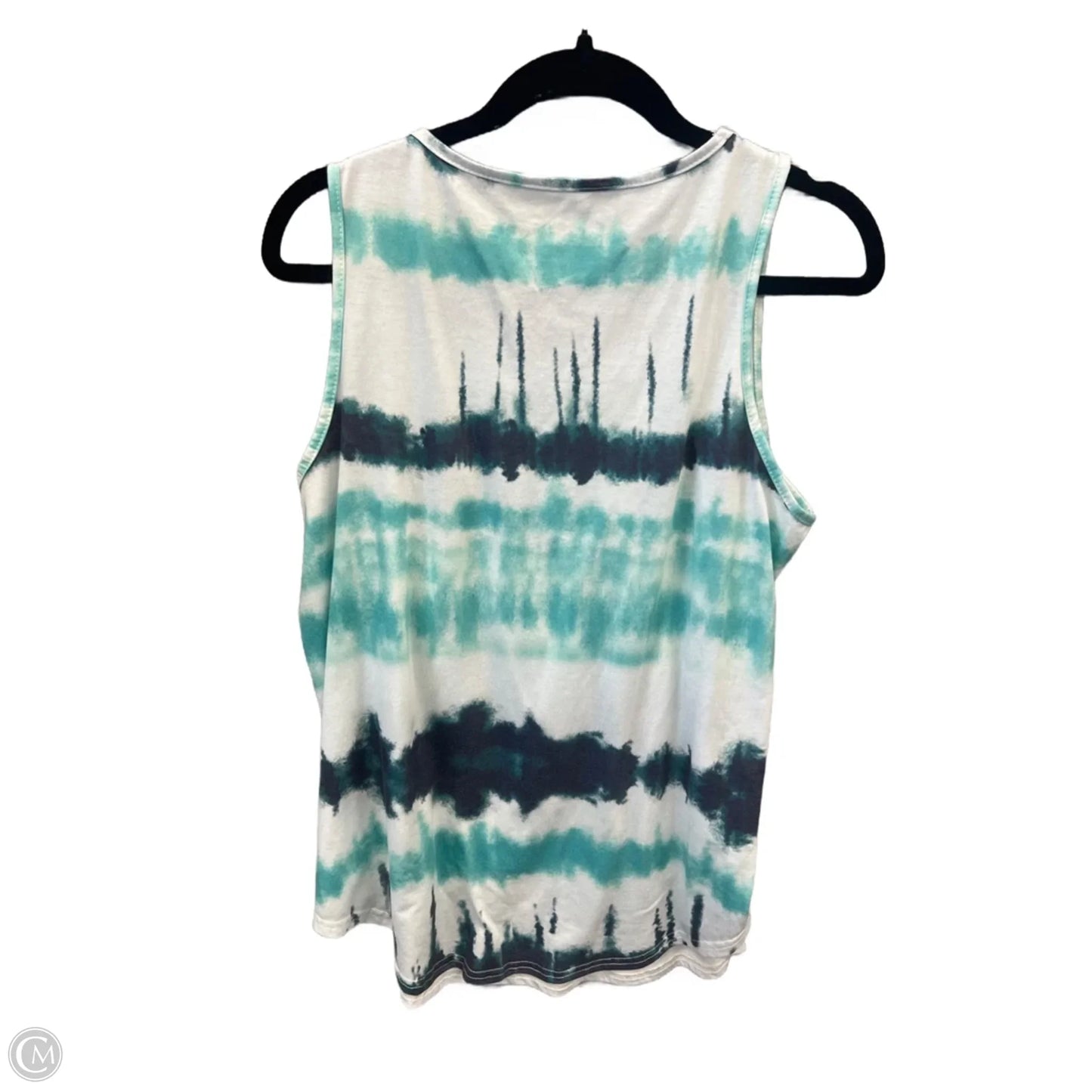 Top Sleeveless By Clothes Mentor In Blue & Green, Size: Xl