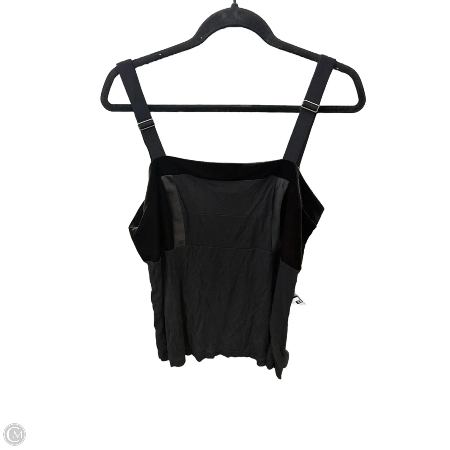 Top Sleeveless By Simply Vera In Black, Size: Xl