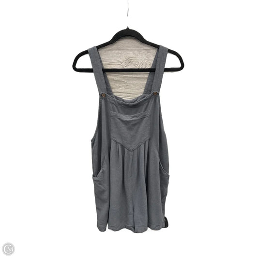 Romper By Clothes Mentor In Grey, Size: L