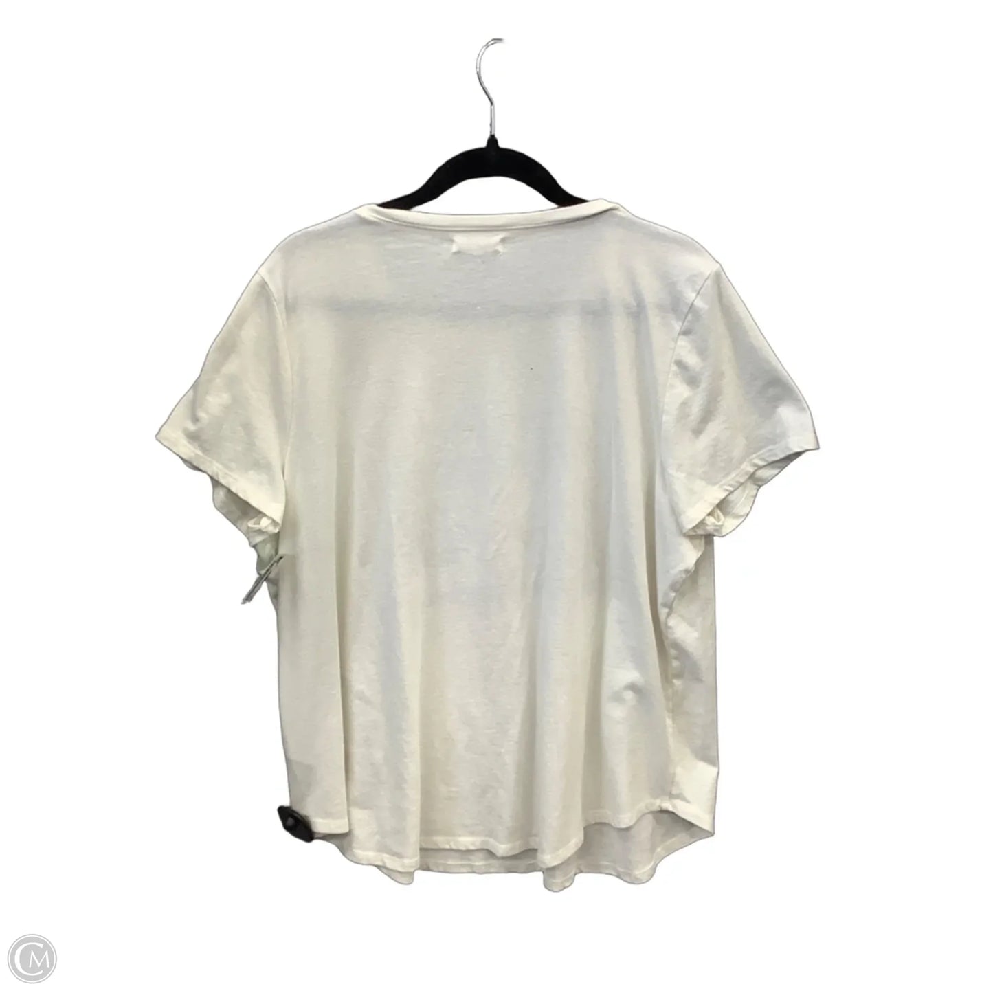 Top Short Sleeve By Maurices In White, Size: 2x