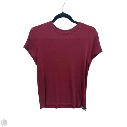 Top Short Sleeve By A New Day In Red, Size: Xl