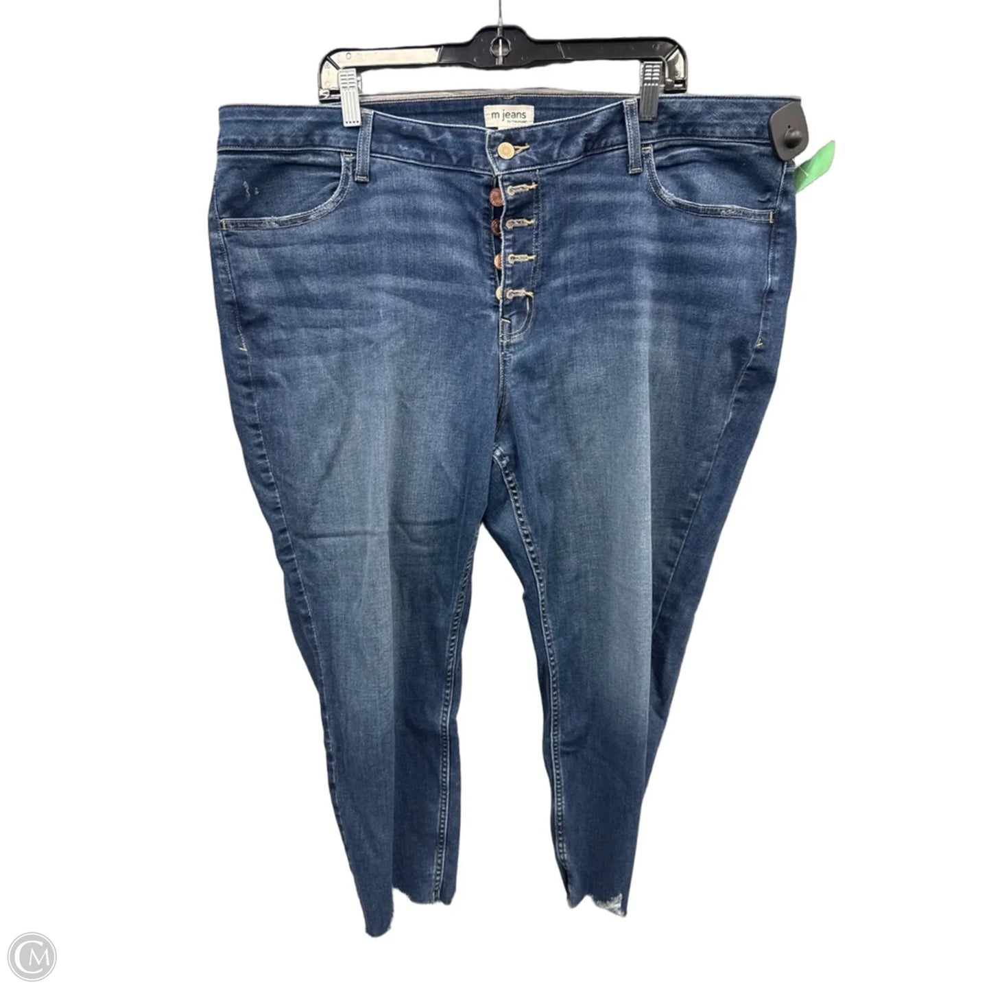 Jeans Skinny By Maurices In Blue Denim, Size: 24