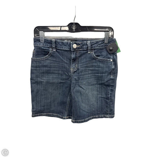 Shorts By Simply Vera In Blue Denim, Size: 2