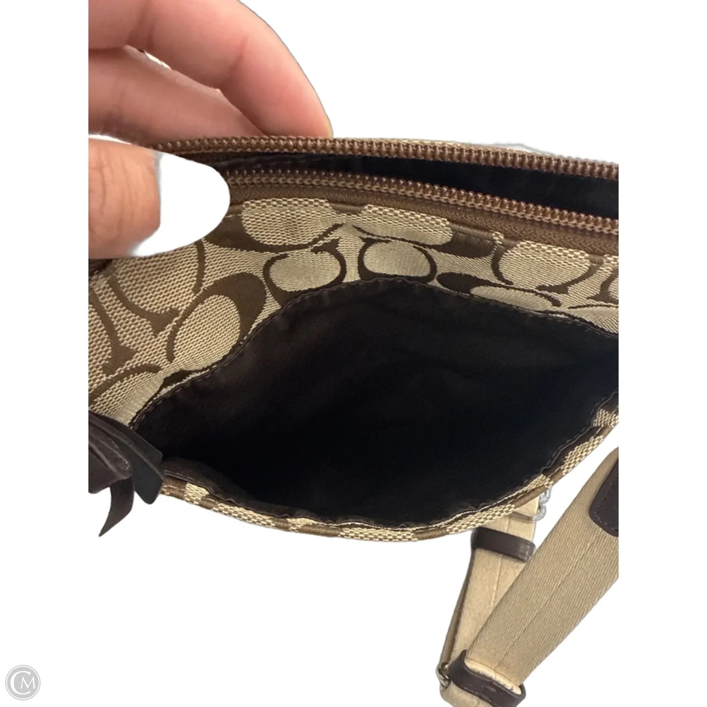 Crossbody Designer By Coach, Size: Small