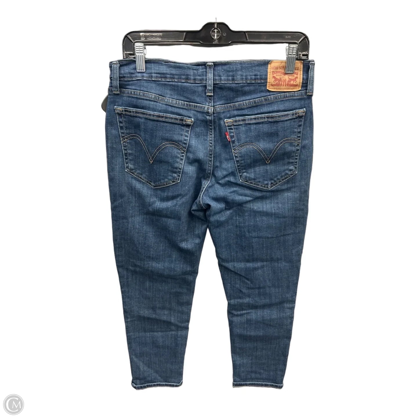 Jeans Boyfriend By Levis In Blue Denim, Size: 8