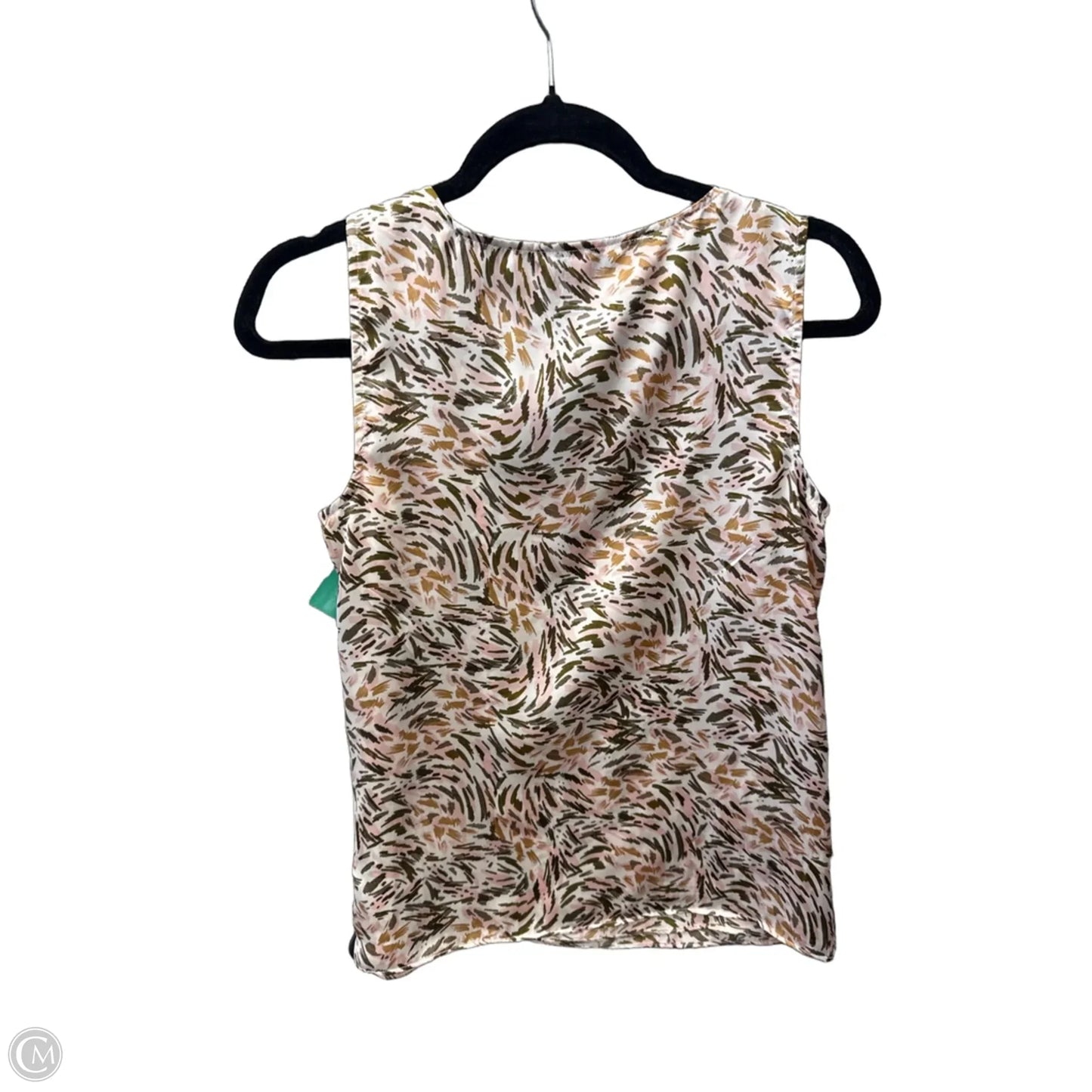 Top Sleeveless By Nine West Apparel In Green & Pink, Size: Xs