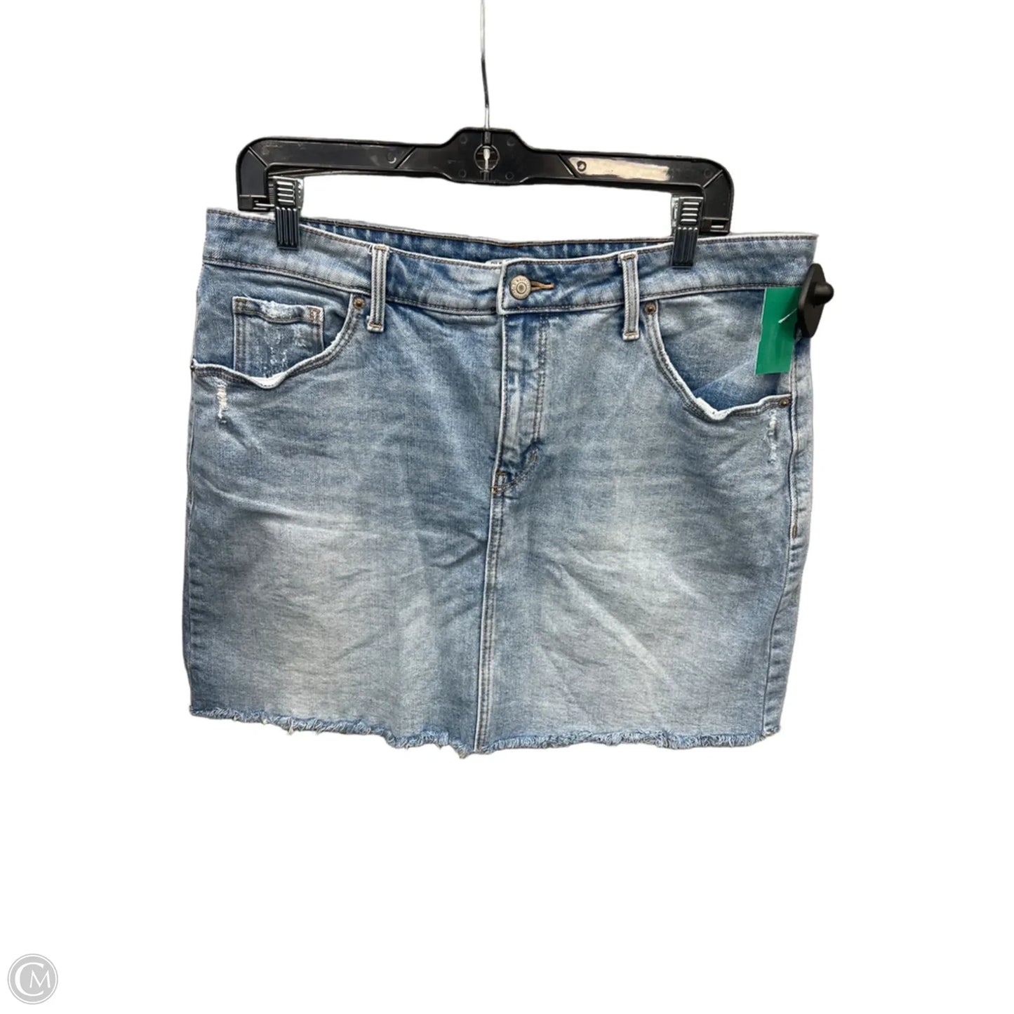 Skirt Mini & Short By Old Navy In Blue Denim, Size: 14