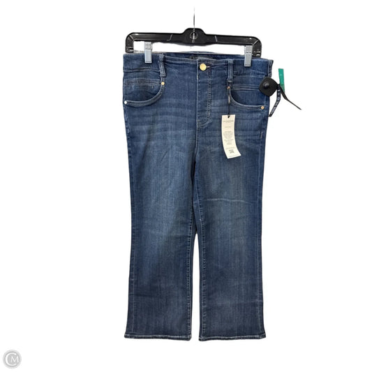 Jeans Cropped By Liverpool In Blue Denim, Size: 10