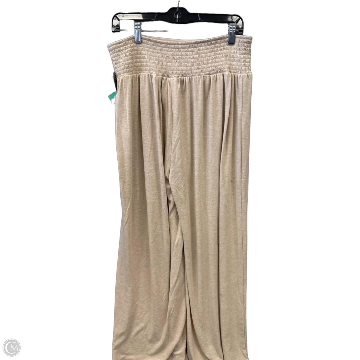 Pants Lounge By Zenana In Tan, Size: 16