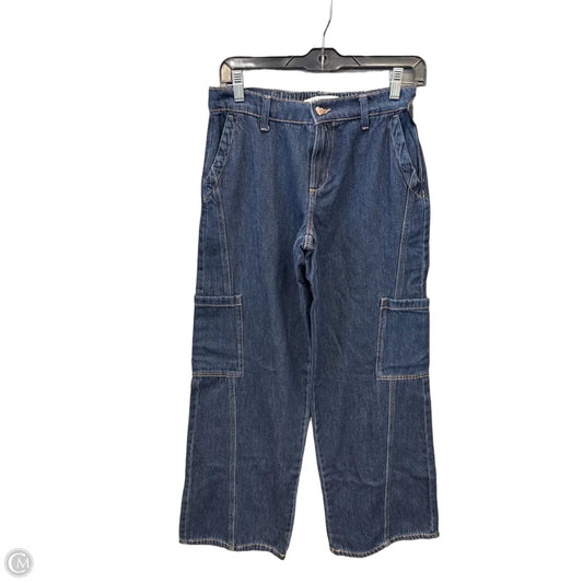 Jeans Wide Leg By Celebrity Pink In Blue Denim, Size: 0