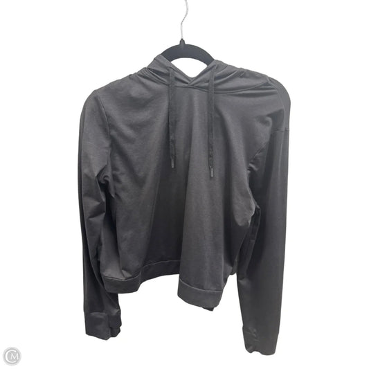 Athletic Top Long Sleeve Hoodie By All In Motion In Black, Size: Xl