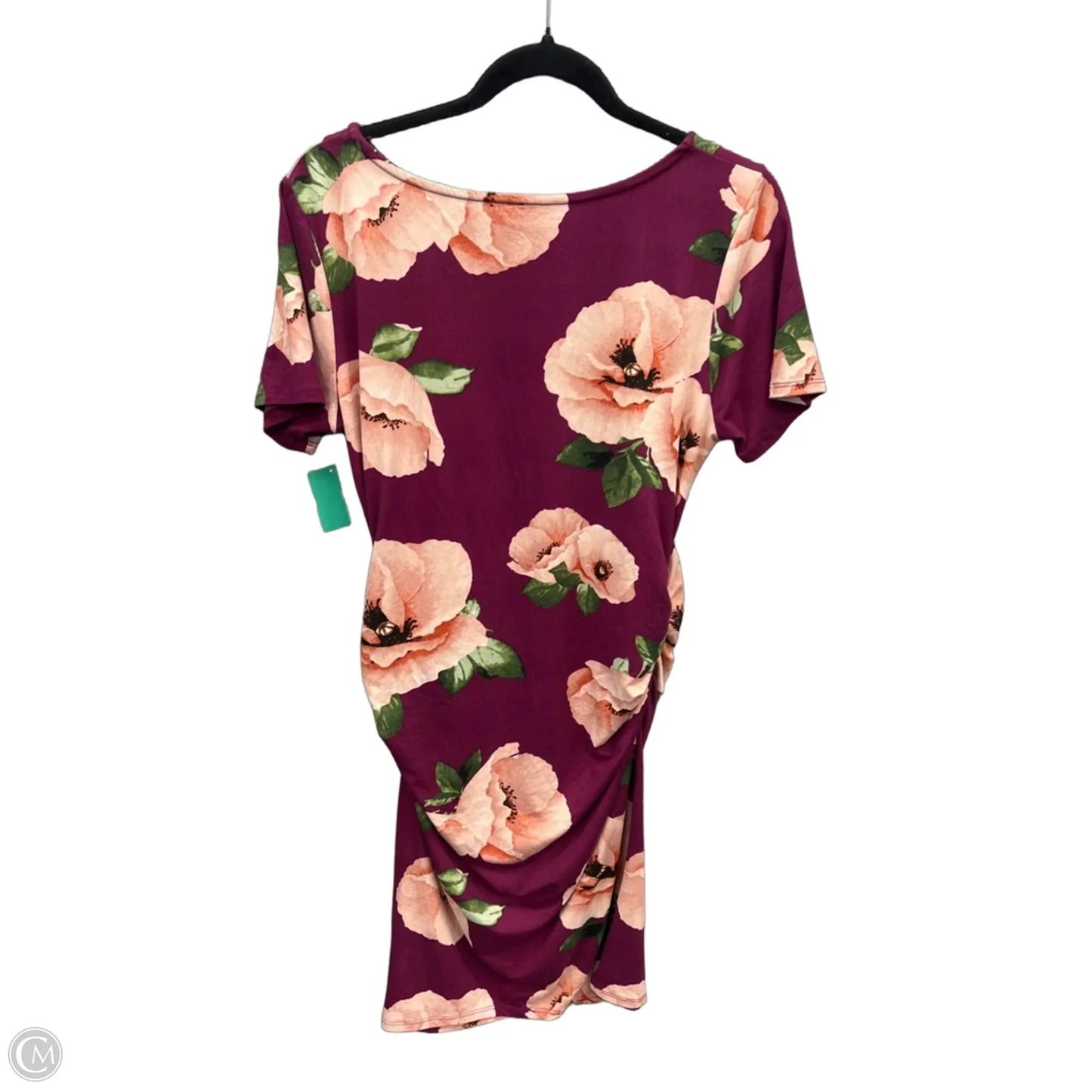 Dress Casual Midi By Pink Blush In Purple, Size: L