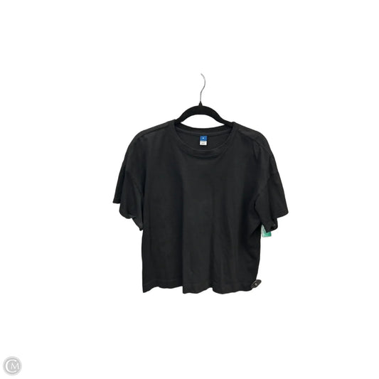 Top Short Sleeve By Old Navy In Black, Size: Xl