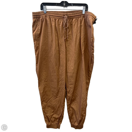 Athletic Pants By Pink In Brown, Size: Xxl