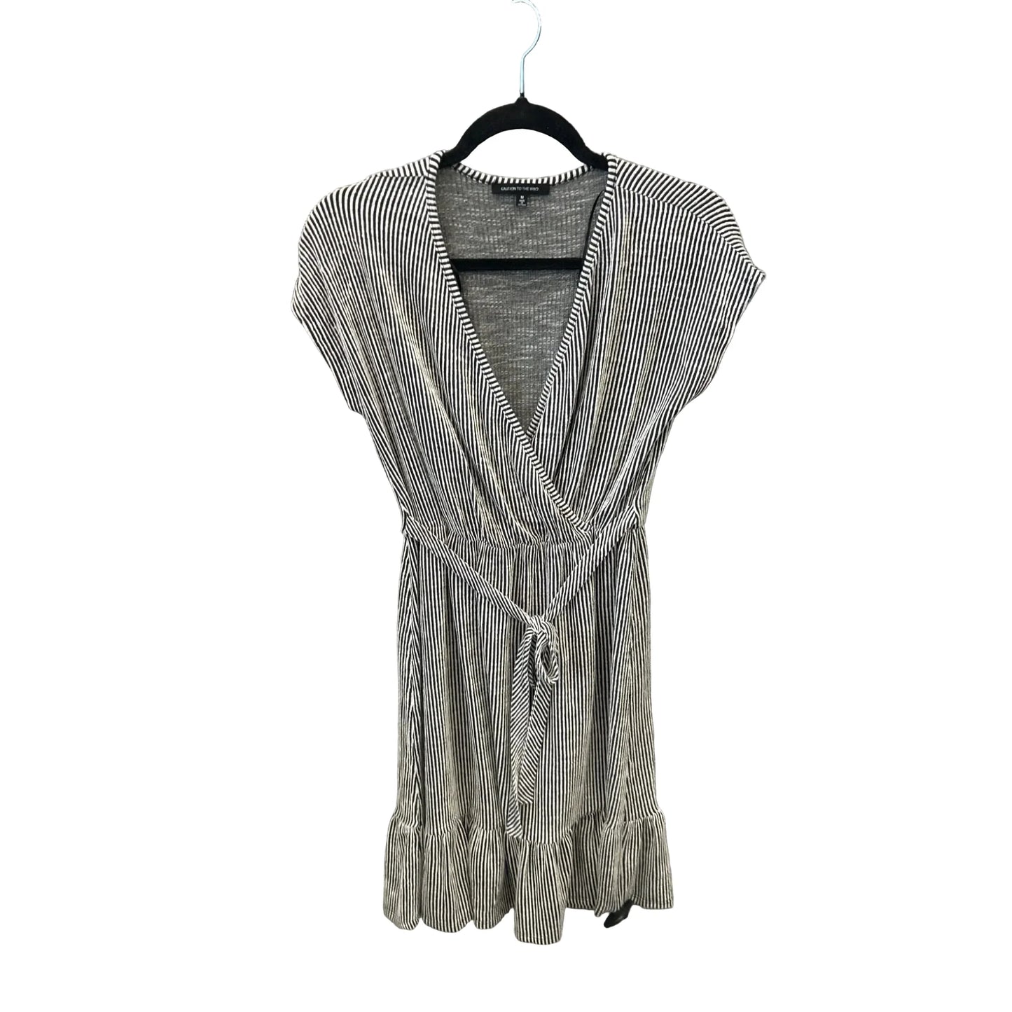 Dress Casual Midi By Caution To The Wind In Striped Pattern, Size: M