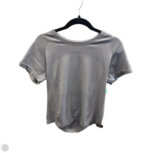 Athletic Top Short Sleeve By Old Navy In Grey, Size: Xl