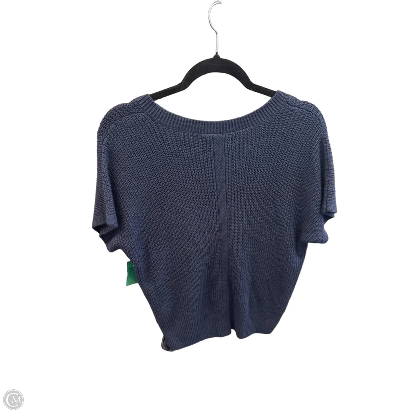 Sweater Short Sleeve By Simply Vera In Navy, Size: Xs
