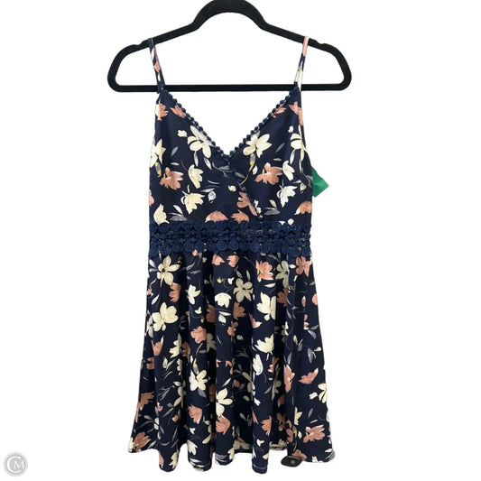 Dress Casual Midi By Clothes Mentor In Blue, Size: M