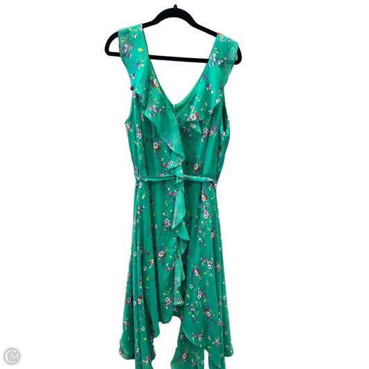 Dress Casual Midi By Emma And Michele In Green, Size: 1x