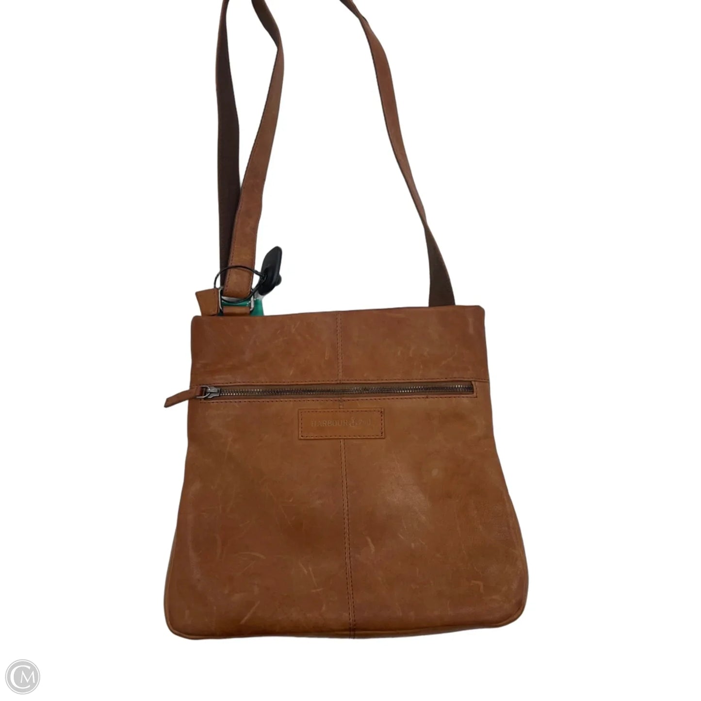 Crossbody Leather By Clothes Mentor, Size: Medium