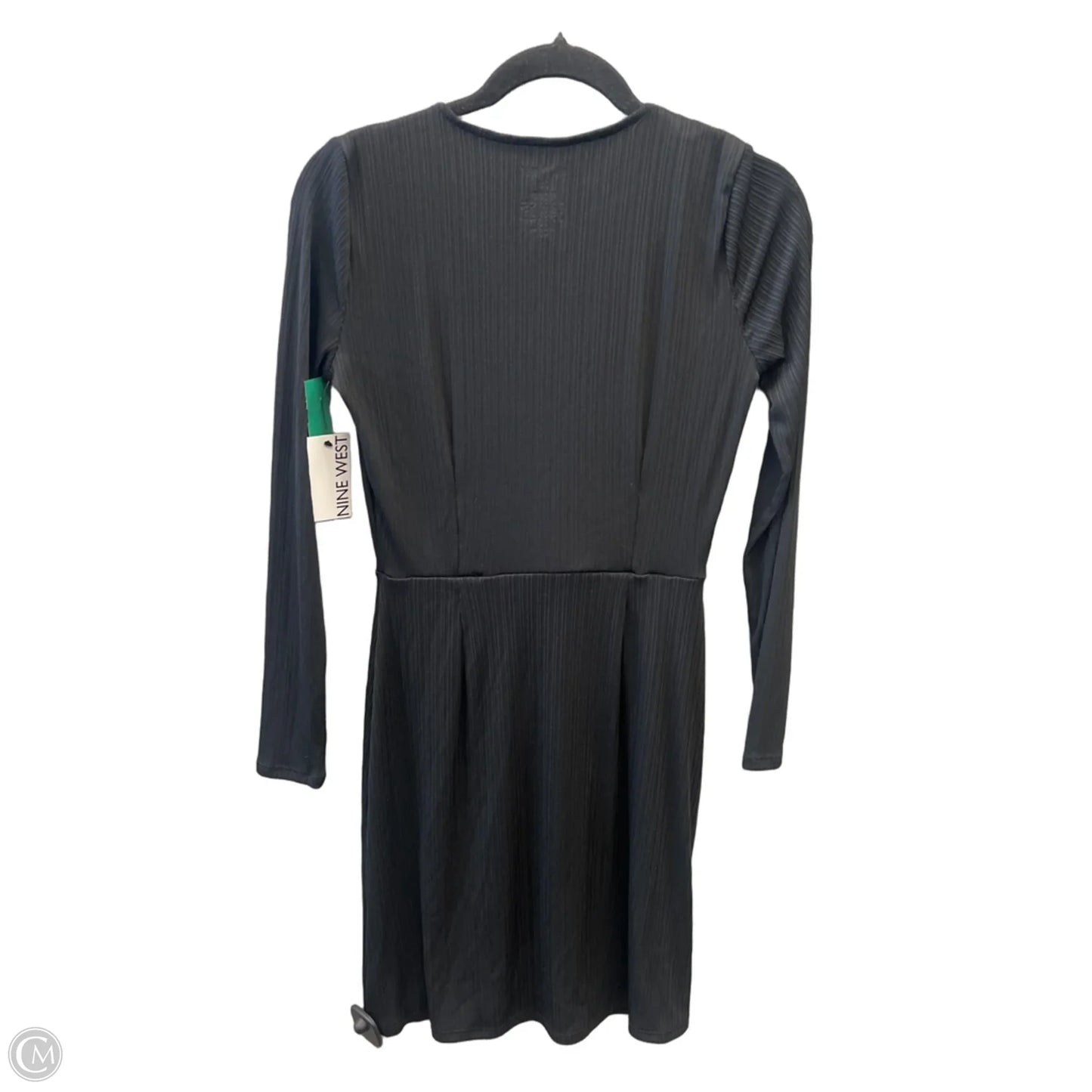 Dress Casual Midi By Nine West Apparel In Black, Size: Xs