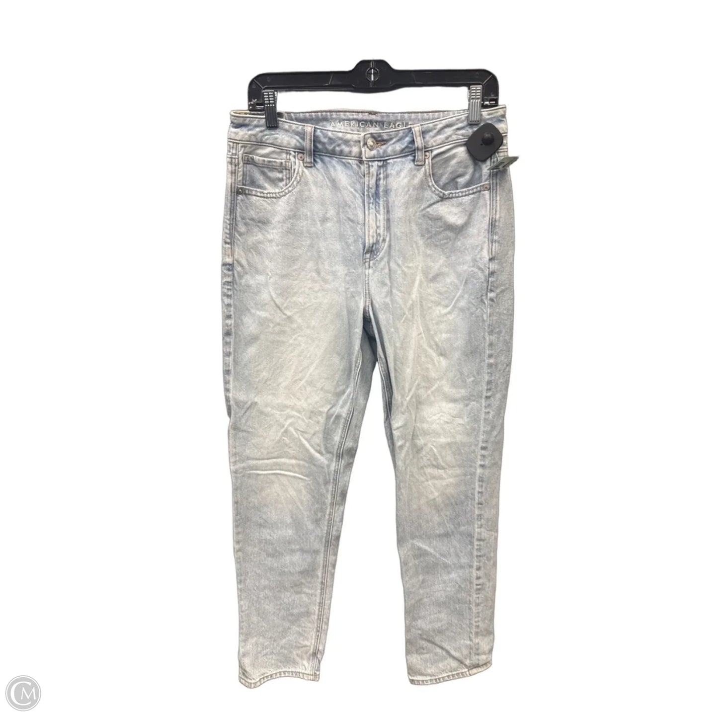 Jeans Skinny By American Eagle In Blue Denim, Size: 8