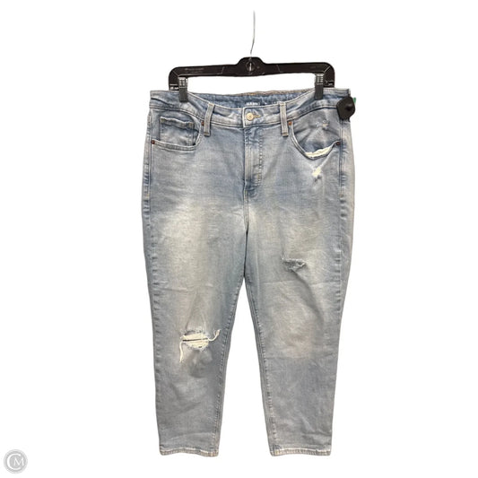 Jeans Straight By Old Navy In Blue Denim, Size: 14