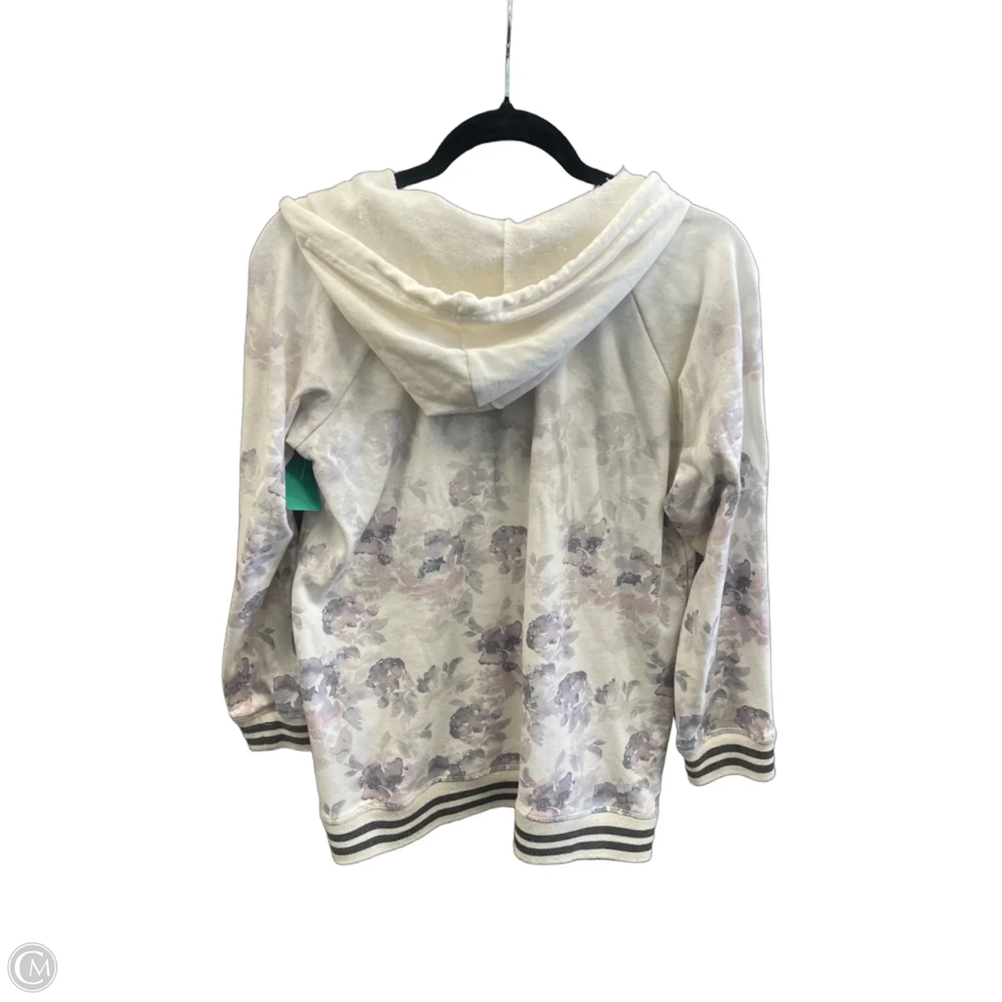 Top Long Sleeve By Maurices In Floral Print, Size: L