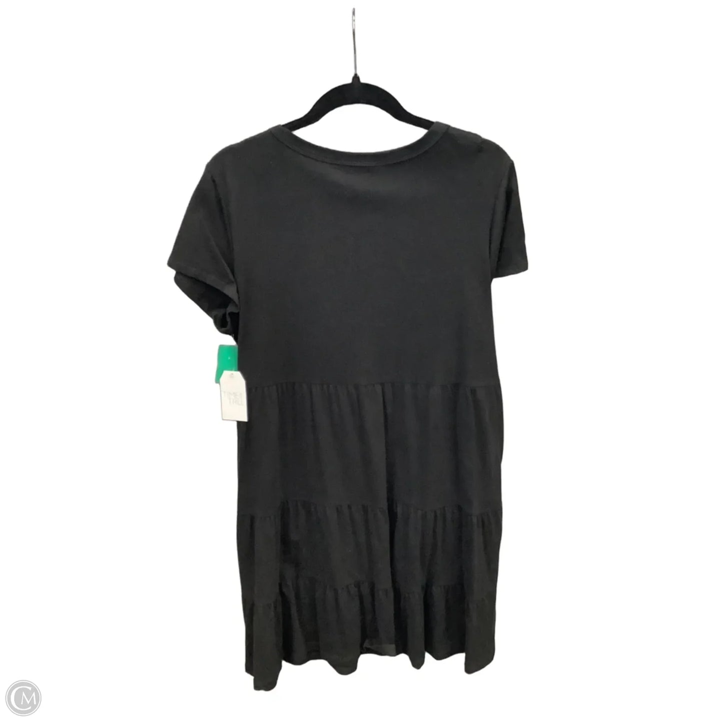 Dress Casual Midi By Time And Tru In Black, Size: L