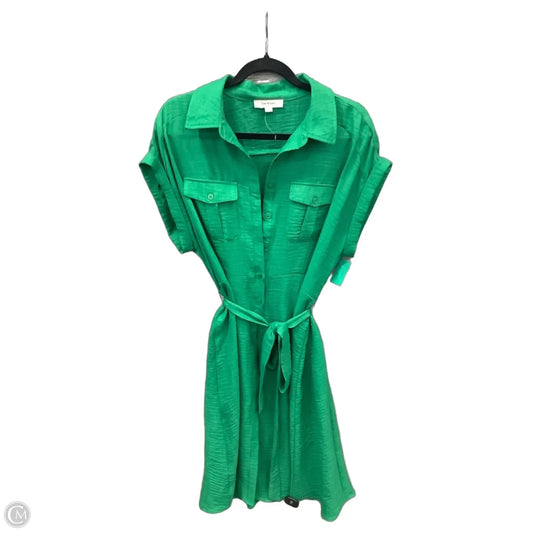Dress Casual Midi By Clothes Mentor In Green, Size: 1x