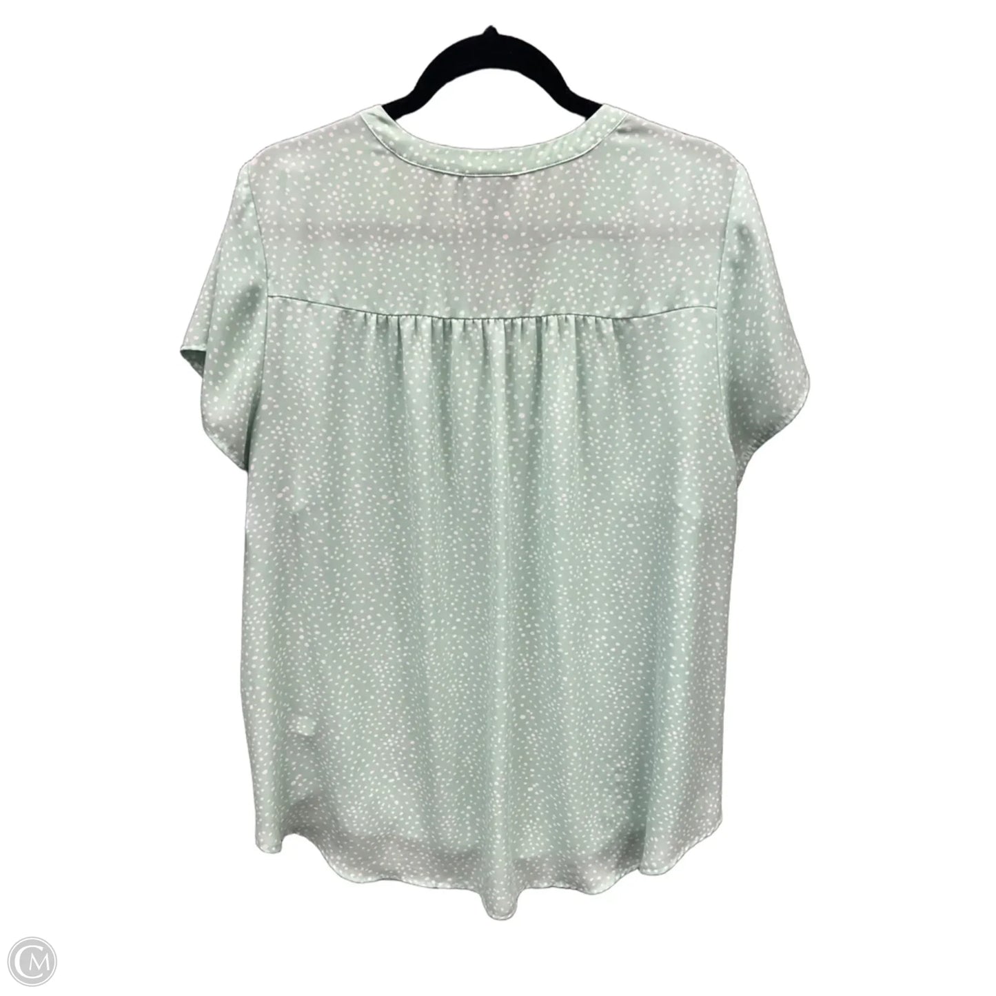 Blouse Short Sleeve By Torrid In Green, Size: L