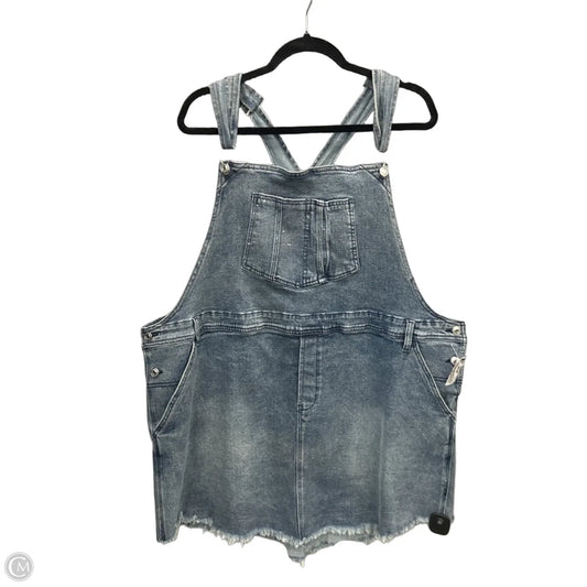 Shortalls By Blakeley In Blue Denim, Size: 3x