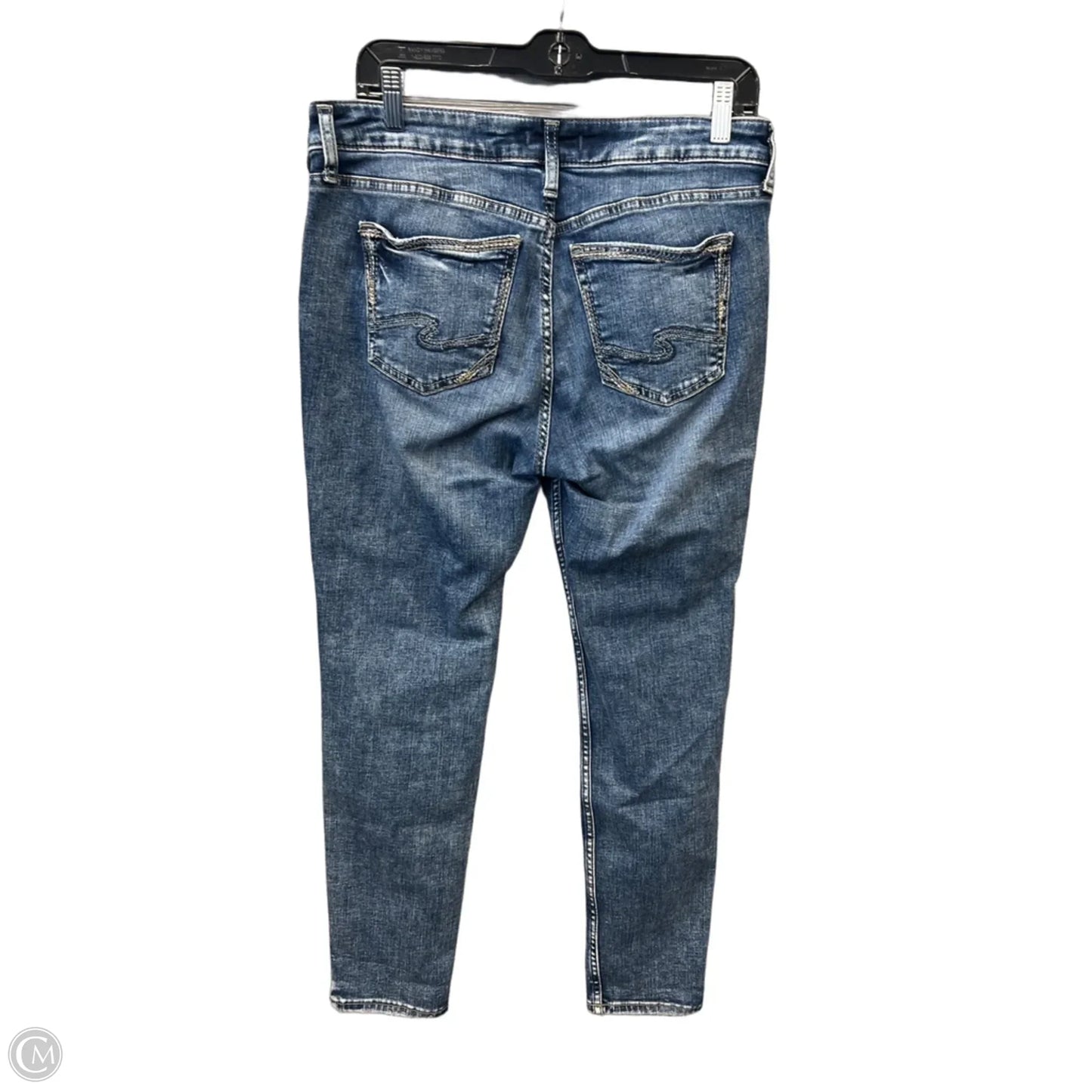 Jeans Skinny By Clothes Mentor In Blue Denim, Size: 12
