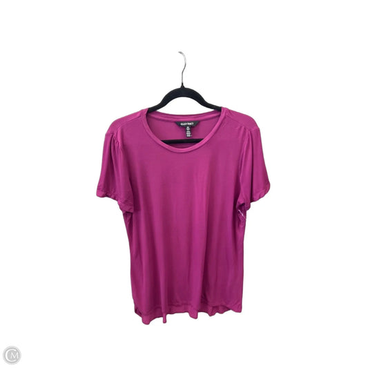 Top Short Sleeve By Ellen Tracy In Purple, Size: M