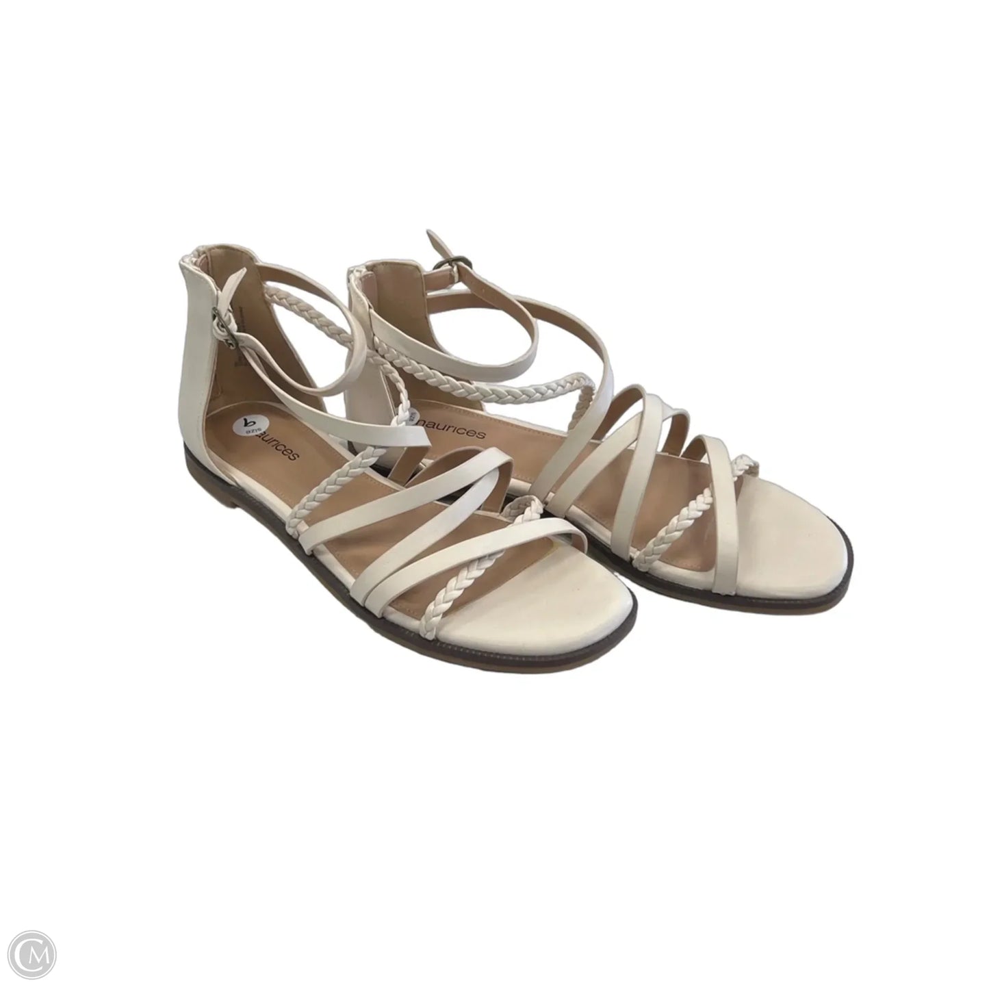 Sandals Flats By Maurices In Cream, Size: 9