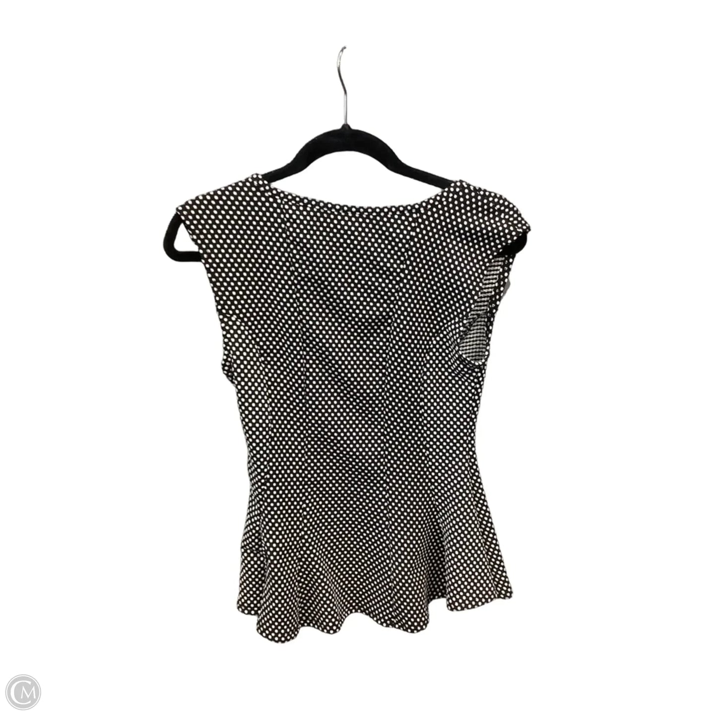 Top Sleeveless By Clothes Mentor In Polkadot Pattern, Size: L