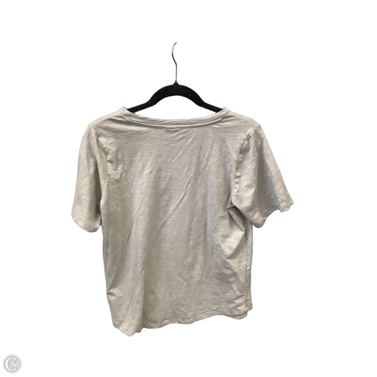 Top Short Sleeve By Cato In Grey, Size: M