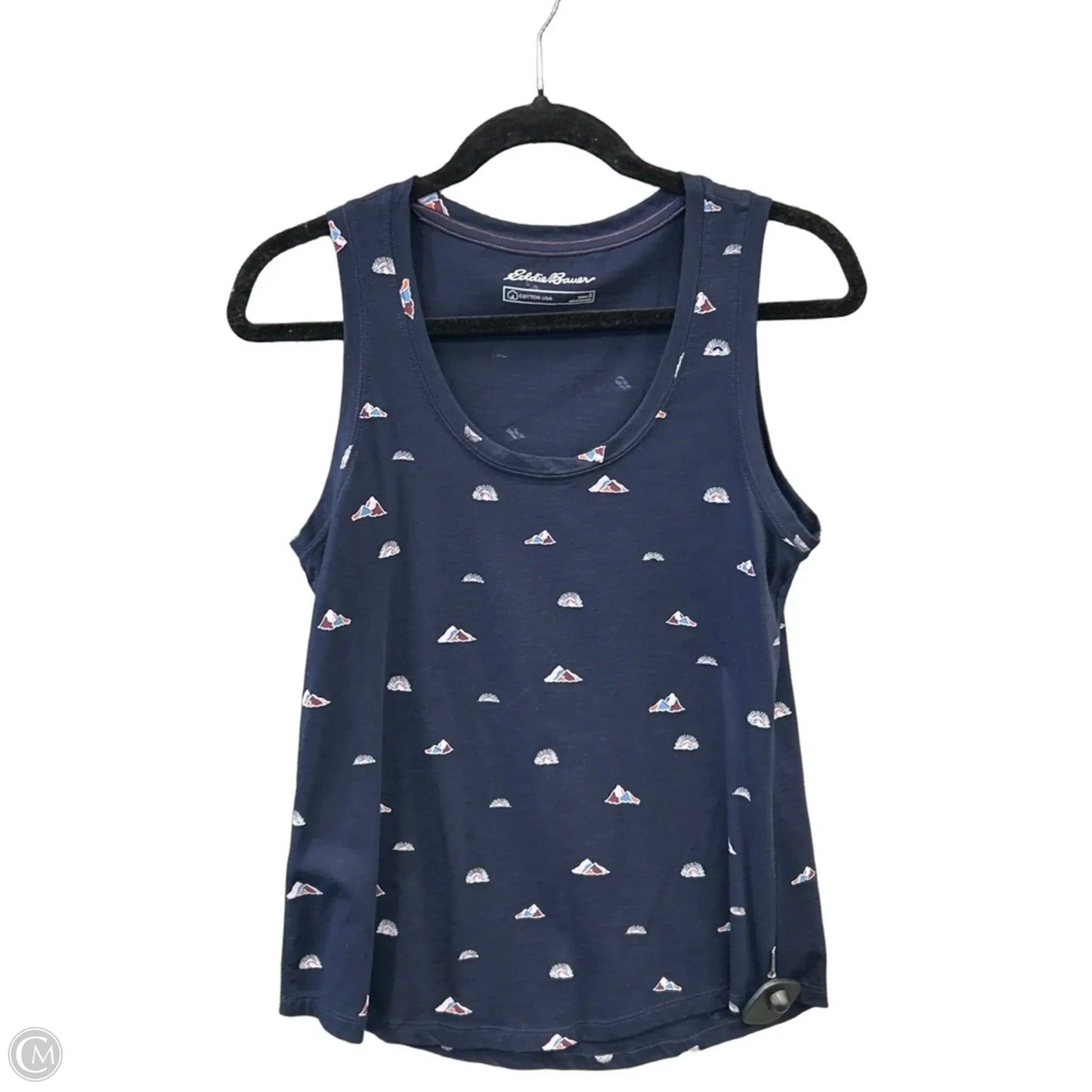 Top Sleeveless By Eddie Bauer In Navy, Size: S