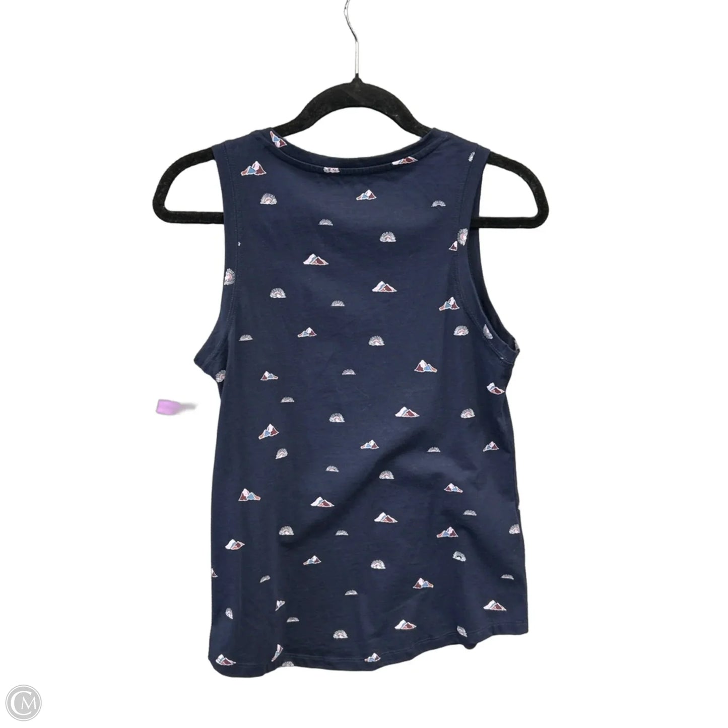 Top Sleeveless By Eddie Bauer In Navy, Size: S