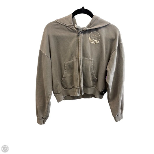 Sweatshirt Hoodie By Hurley In Grey, Size: S