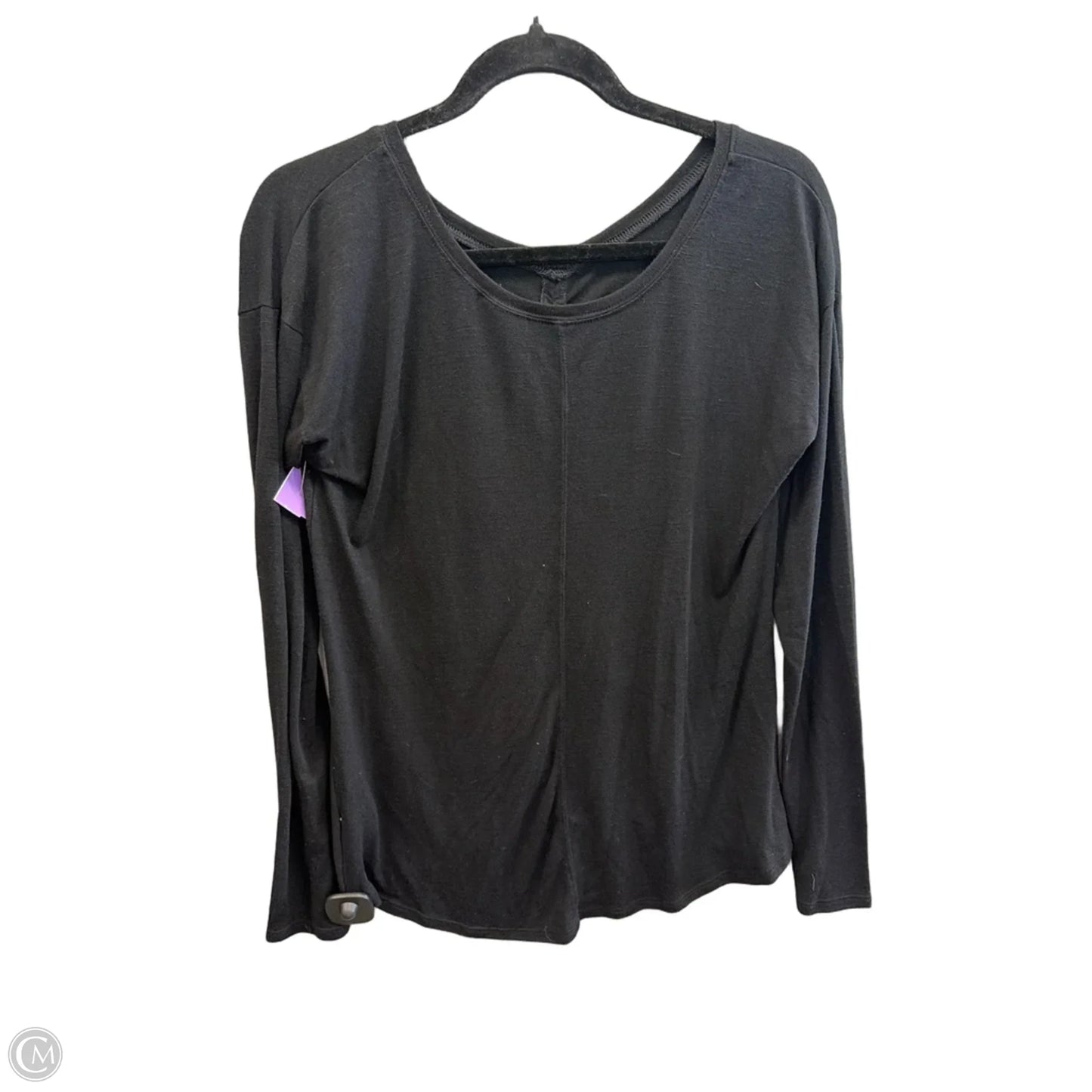 Top Long Sleeve By Zella In Black, Size: M